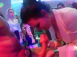 Glam euro amateur railed at sex party by male stripper