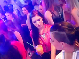 Glam euro amateur railed at sex party by male stripper