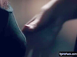 Glamorous Ts Kate Zohas Off Tight Lingerie Ang Gets Analed From Behind
