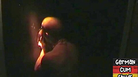 Gloryhole German stud sucks cock 4 facial in amateur closeup