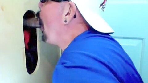 Gloryhole Lunch Time Feeding By 2 Guys - GloryholeHookups