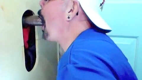 Gloryhole Lunch Time Feeding By 2 Guys - GloryholeHookups