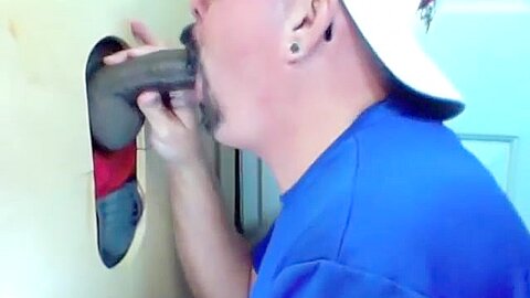 Gloryhole Lunch Time Feeding By 2 Guys - GloryholeHookups
