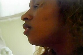 Gorgeous ebony babe is fucked in her tight asshole