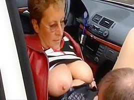 Granny Fucked At Cab