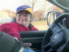Granny is happy to help with the boner