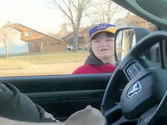 Granny is happy to help with the boner