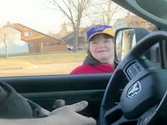 Granny is happy to help with the boner