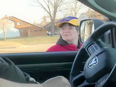 Granny is happy to help with the boner