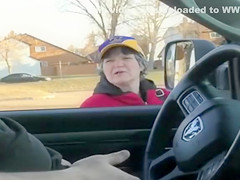 Granny is happy to help with the boner