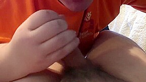 Grindr Chub sucks and gets fucked by me and 8inch dildo