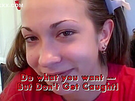 Guy Fucks Young Vampish Brunette Whore Hard On Couch