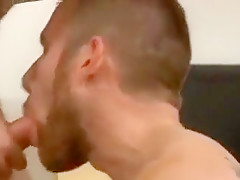 Guy getting facials, multiple views