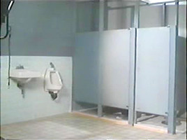 HOMO Vintage (1988?) Gloryhole in baths leads to   
