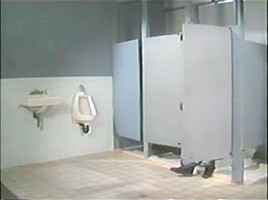HOMO Vintage (1988?) Gloryhole in baths leads to   