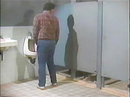 HOMO Vintage (1988?) Gloryhole in baths leads to   