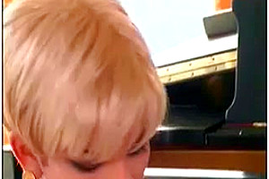 He Fucks Blonde Tranny