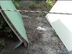 Heels Asian Piss Street