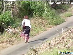 Heels Asian Piss Street