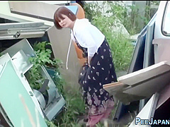 Heels Asian Piss Street