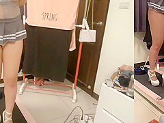 High Heels Training On A Treadmill Her Heels Are Full Of Beans
