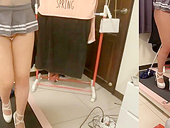High Heels Training On A Treadmill Her Heels Are Full Of Beans