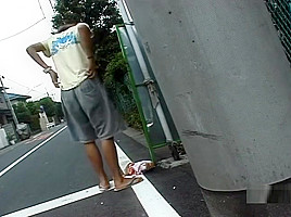 Horny Asian girl caught masturbating