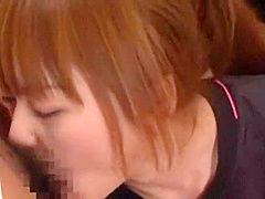 Horny Japanese chick Mahiru Hino in Hottest Close-up, Blowjob JAV scene