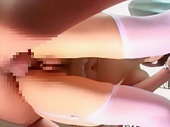Horny Japanese chick in Amazing Stockings/Pansuto, Outdoor JAV movie