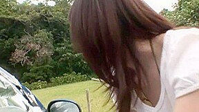 Horny Japanese girl Junko Hayama in Hottest Fingering, Outdoor JAV clip