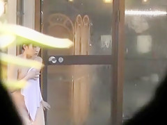 Horny Japanese model Akie Harada in Amazing Showers, JAV movie