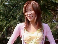Horny Japanese slut Chinatsu Izawa in Amazing Outdoor JAV clip