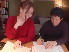 Horny Japanese slut in Exotic Threesomes, Masturbation/Onanii JAV scene