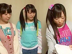 Horny Japanese whore Mina Yoshii, Mamiru Momone in Amazing , Handjobs JAV clip