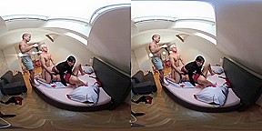 Horny StepDad Bangs PAWG Party Girls Zuzu Sweet & Lady Gang - PornoDanVR