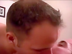 Horny couple does it on the sofa