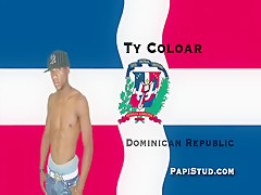 Horny male pornstars Ty Coloar and James Thompson in hottest solo male, latins gay adult movie