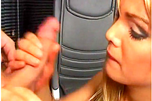 Hot Blonde Sucks Gets Fucked