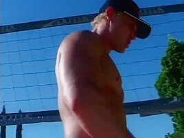 Hot Blondes With Great Bodies Fuck In The Pool With A Dildo
