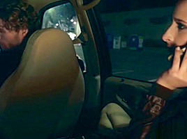 Hot Brunette Ashley Adams Fucked In Car