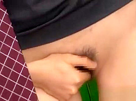 Hot Chick Gets Her Shaved Pussy And Big Boobs Toyed
