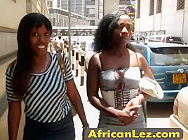Hot Ebony Lesbians Anula And Yehibe Love To Lick Each O