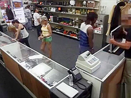 Hot Girl Pawned At The Pawnshop By Her Black Bf For Cash