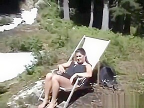 Hot Milf Blowing A Cock In The Woods