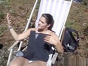 Hot Milf Blowing A Cock In The Woods