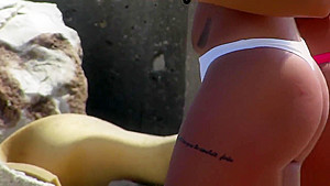 Hot Topless Amateur teens 18+ - Beach Photo Session