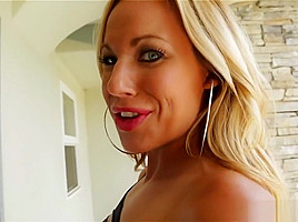 Hot blonde Olivia wants an instant interracial fuck with a big cock