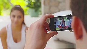 Hot fitness girl fucks video nerd