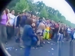 Hot public sex at the Love Parade in Berlin