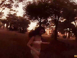 Hot teen 18+ brunette, Alicia Poz is sucking a serial killers dick and getting fucked harder than ever